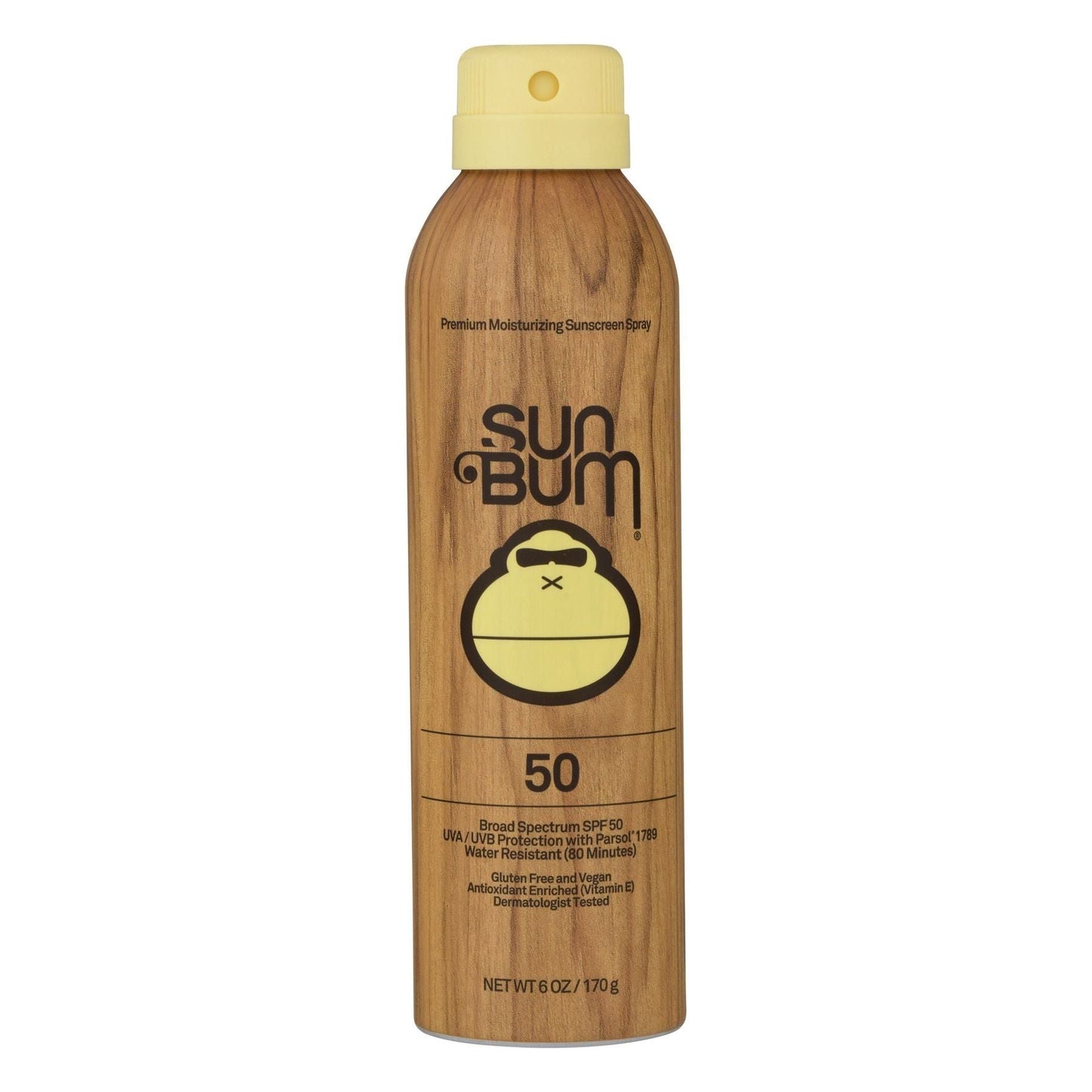 Sun Bum Premium Moisturizing Sunscreen Spray SPF50 6oz