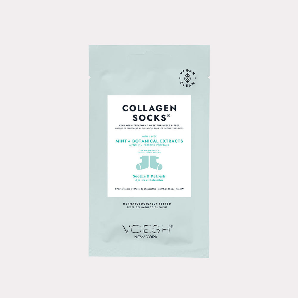 Collagen Socks with Mint & Botanical Extracts - 1pc