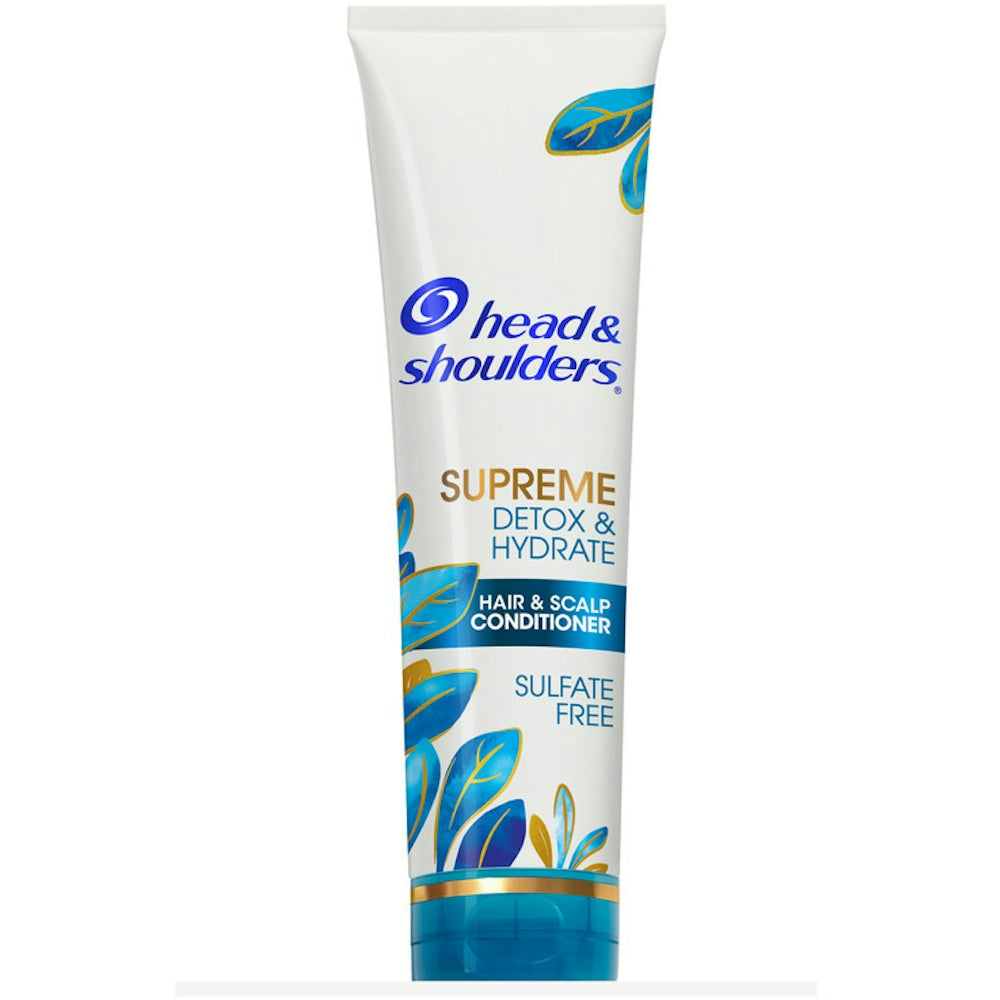 Head & Shoulders Supreme Detox Hydrate Hair Scalp Conditioner, Coconut, 9.4 Fl Oz