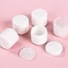 Plastic Ointment Jar With Molded White Caps 12 X 8 Oz