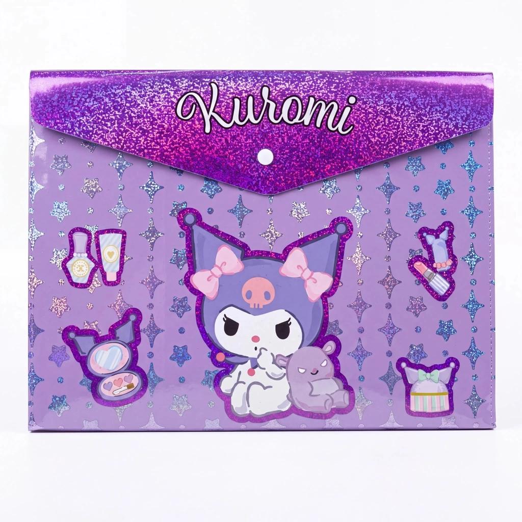 Kuromi A4 Snap Button Document Folder Organizer