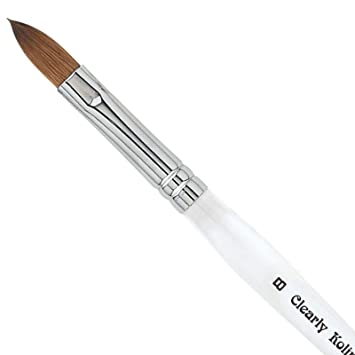AmericaNails - Acrylic Brush Oval Kolinsky #8 (Pressed)