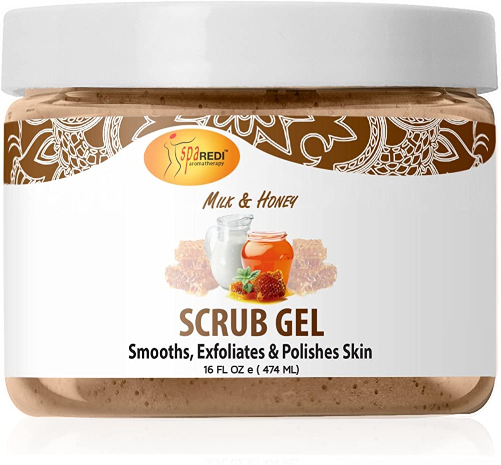 Spa Redi - Scrub Gel - Milk & Honey 16oz