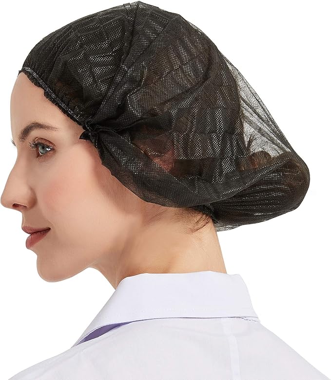 *Disposable Non-Woven Hairnets, Bouffant caps - 100pc
