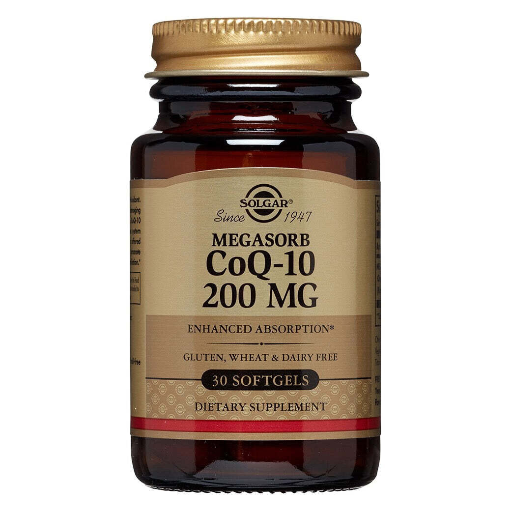 Solgar Megasorb CoQ-10, 200 Mg, 30 SoftGels