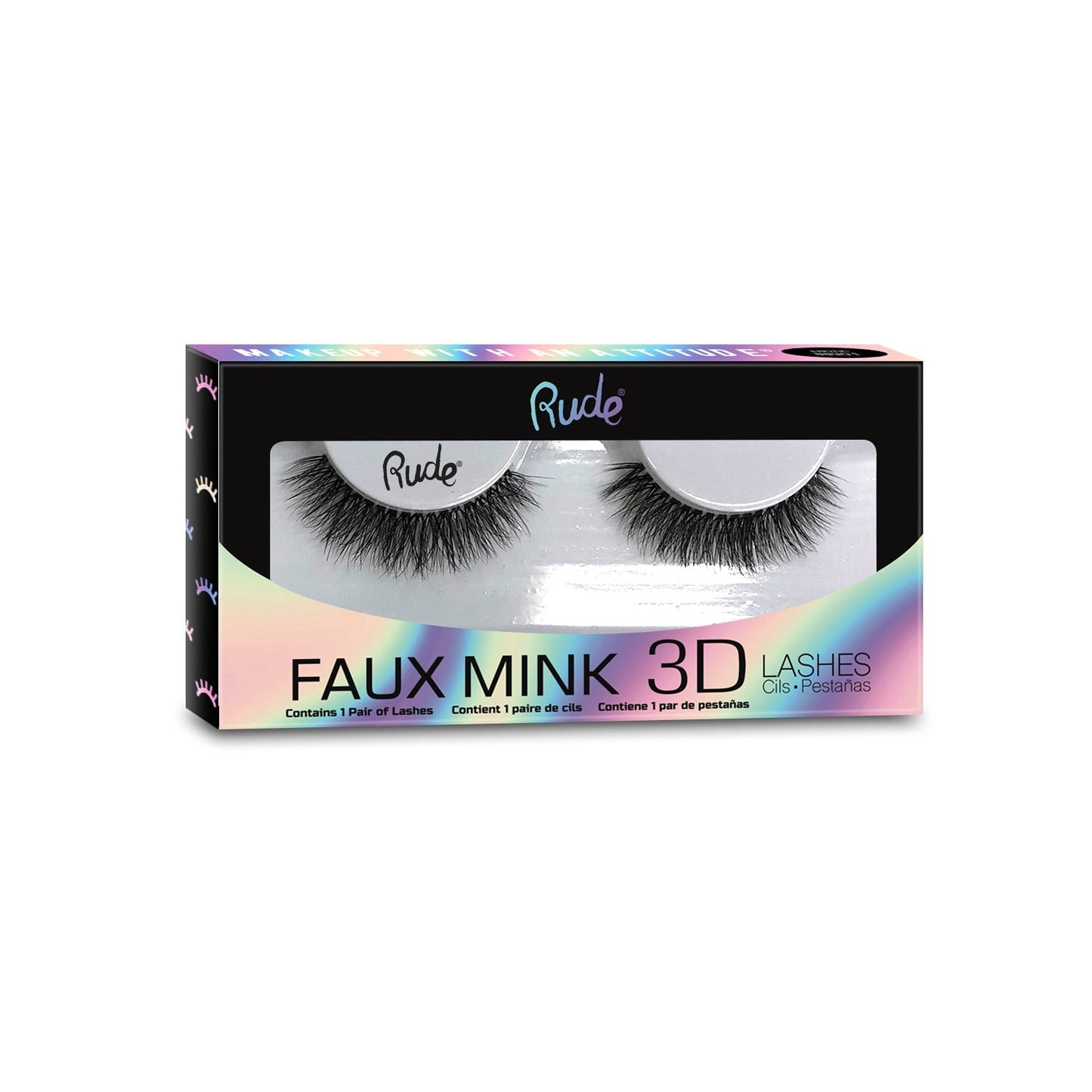 RUDE Lush - Faux Mink 3D Lashes - Accentuate - Accentuate