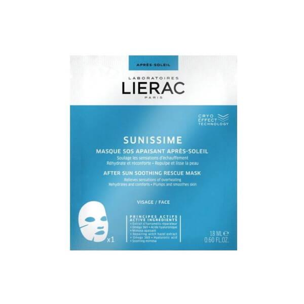 Lierac After Sun Face Mask - Soothing Hydrating Skincare for Post-Sun Exposure Care, 0.61 fl oz