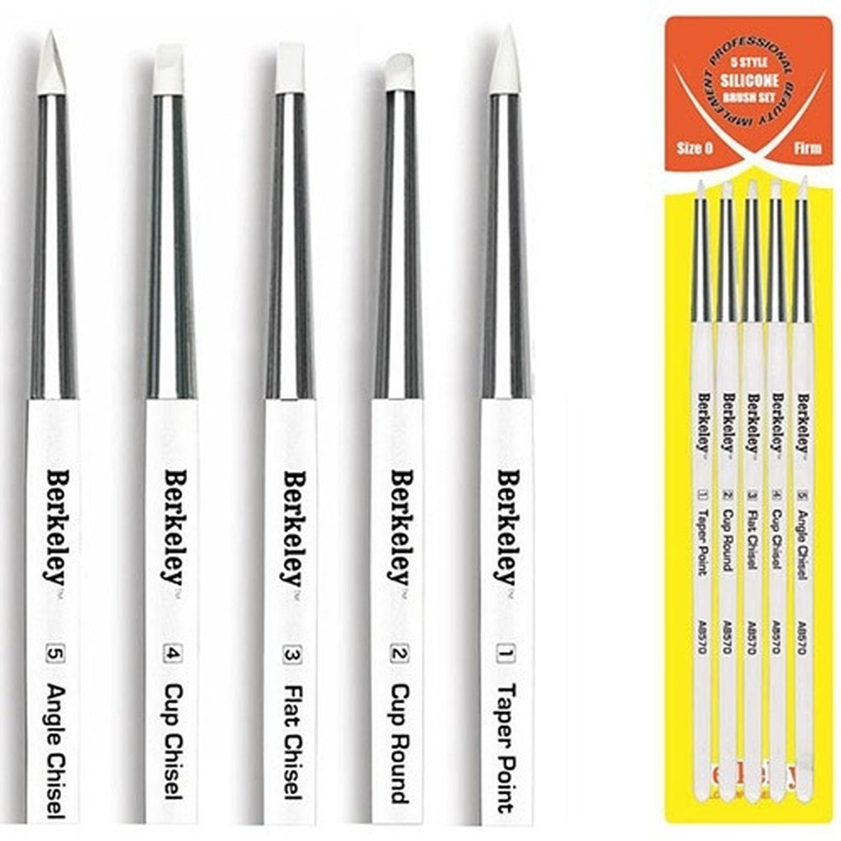 Berkeley - Silicone Brush Set 5pc