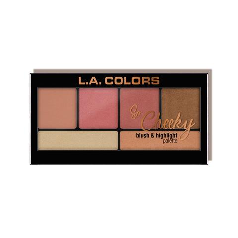 L.A. COLORS So Cheeky Blush & Highlighter - Peaches & Cream