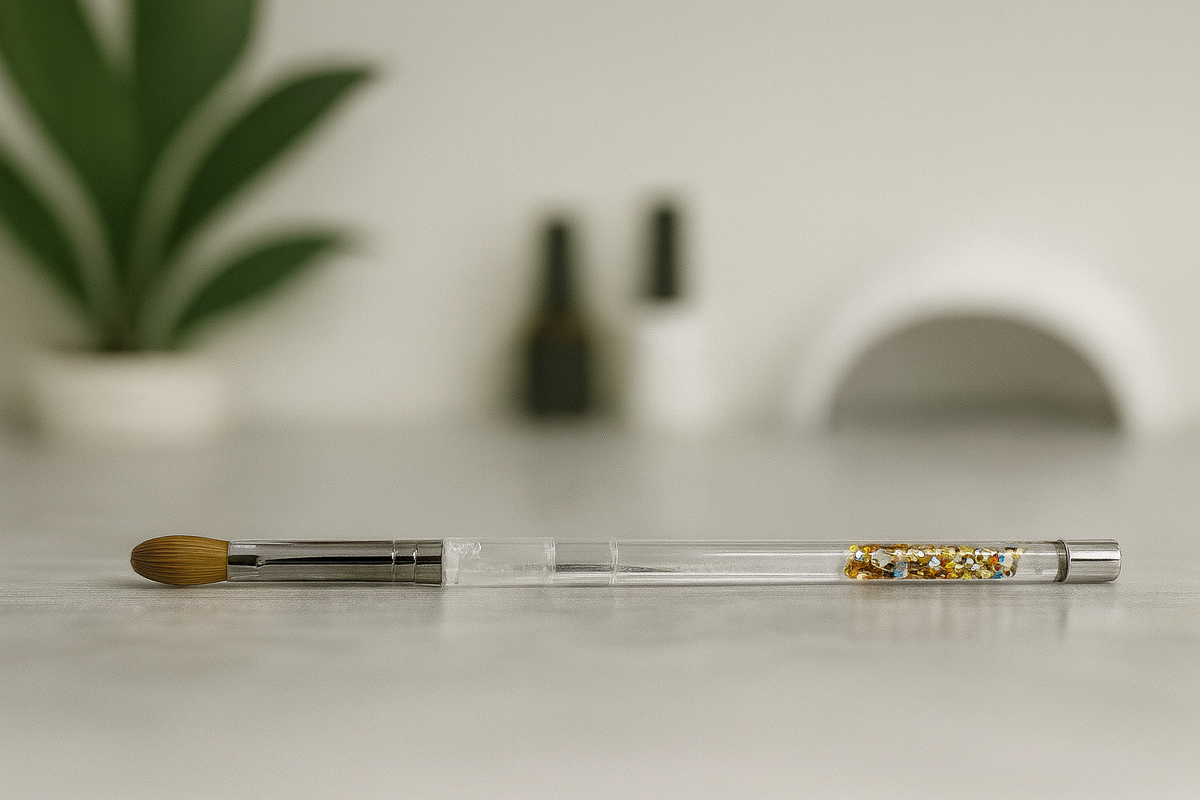 Gel-Le - Acrylic Brushes #10- Glitter Handle (Pressed)