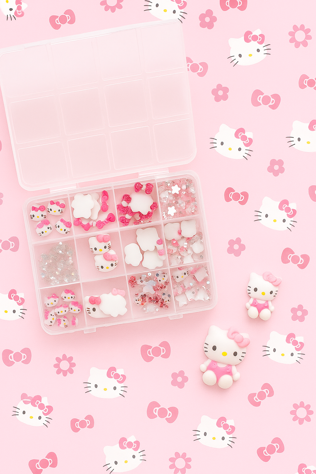 Hello Kitty Charms - 3D Nail Art 105pcs