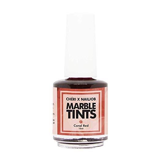 Cheri Marble Tints - Coral Red
