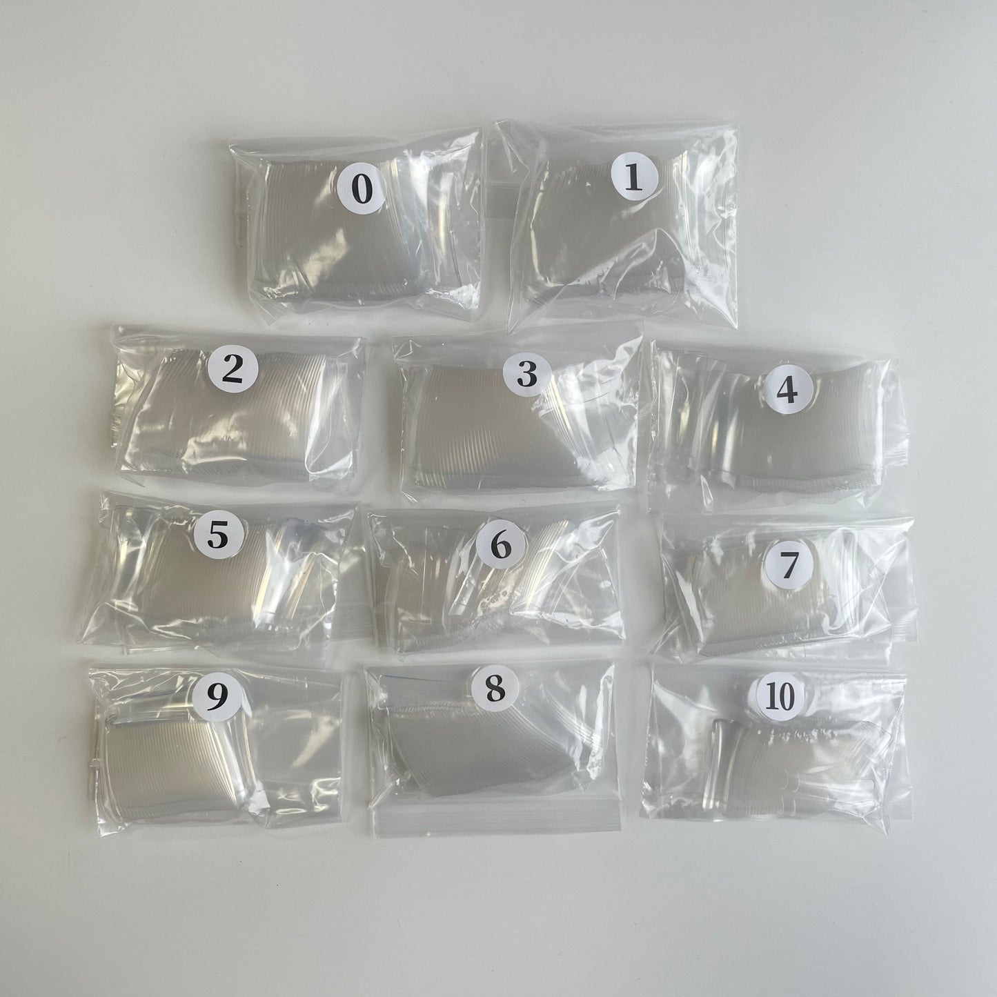 Long Duck Nail Tips - Clear