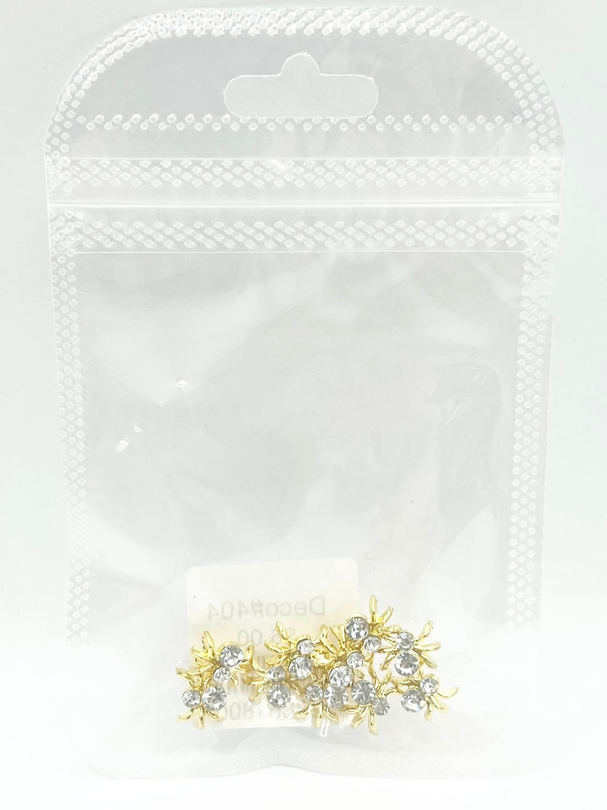 Queen - Nail Charms 10pc - #404 Gold White Ants