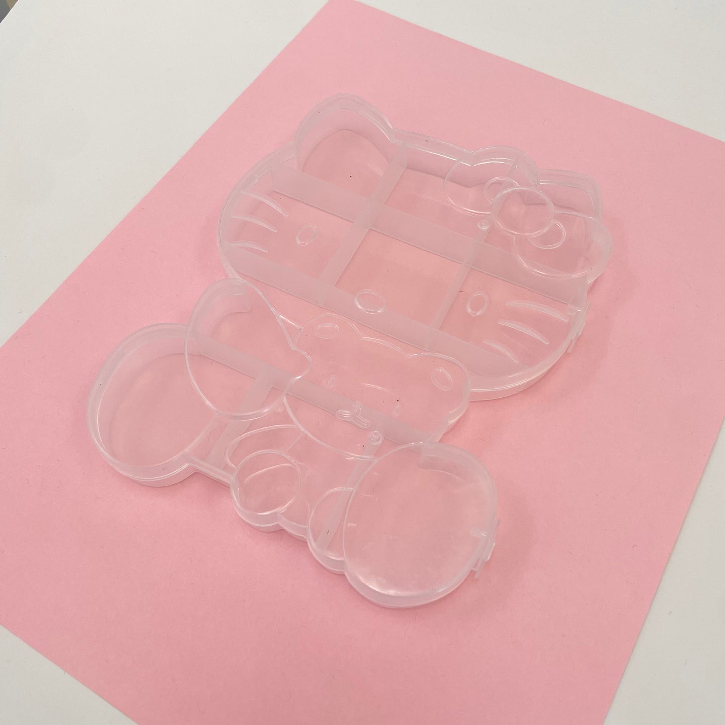 Hello Kitty Clear Empty Rhinestone Box