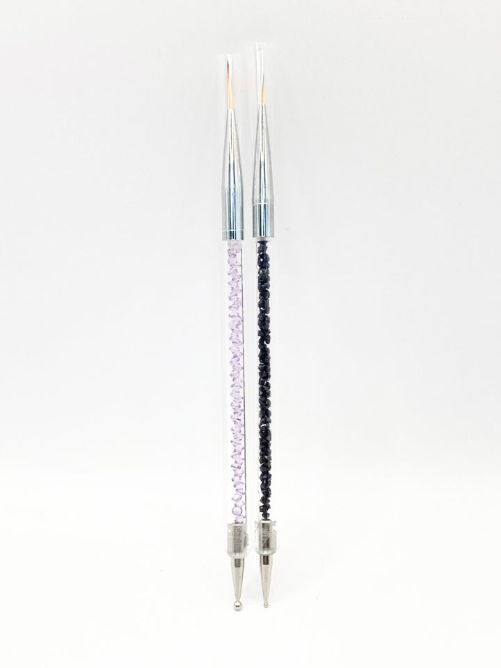 Queens - Liner Brushes /w Stone Picker (Set of 2)