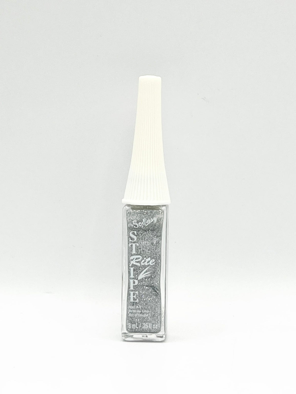 Stripe Rite Nail Art - Silver Glitter
