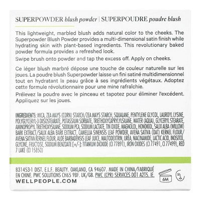 Well People Superpowder Blush Sweet Persimmon 0.17oz - Imperfect Box