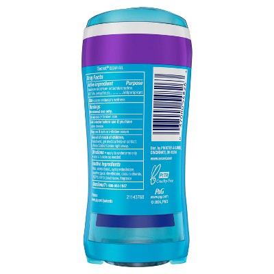 Secret Fresh Clear Gel Deodorant Relaxing Lavender 2.6oz/2pk - Imperfect Box