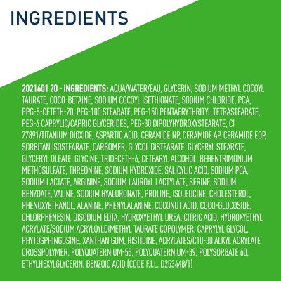 CeraVe Hydrating Cream-to-Foam Face Wash with Hyaluronic Acid 16 fl oz - Small Amount Missing