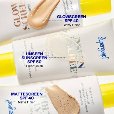 Supergoop! Glowscreen SPF 40 Sunrise Mini Travel-Size Hydrating Glowy Tinted Primer Sunscreen 0.68 fl oz - Imperfect Box