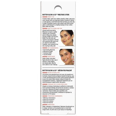 Physicians Formula Murumuru Butter Glow & Go Multi Use Stick Berry Tan 0.32oz - Imperfect Box