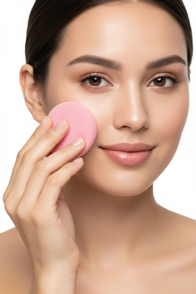 2 Piece Round Beauty Cosmetic Sponges (2 Packs)