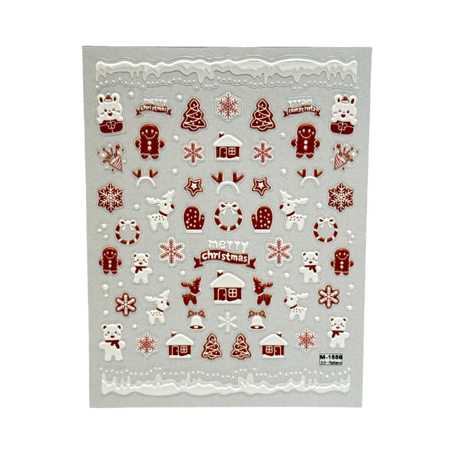 Christmas Nail Stickers M-1556