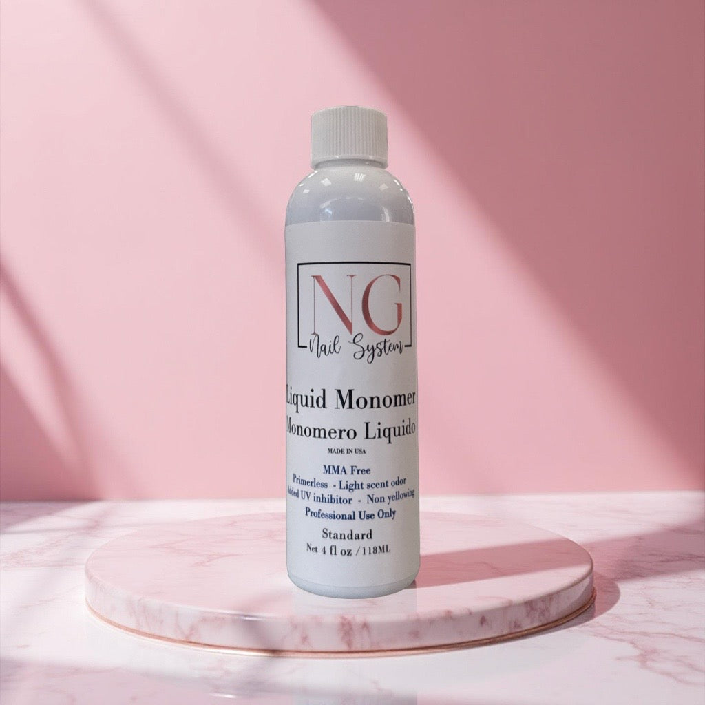 NG Nail System - Standard Dry Liquid Monomer 4oz (No MMA)