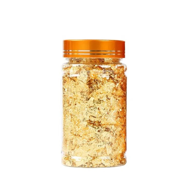 Gold Leaf Flakes,Gold Foil Flakes 5g