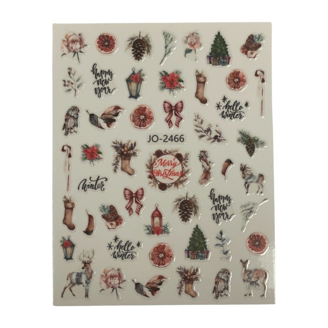 Christmas Nail Stickers - JO-2466