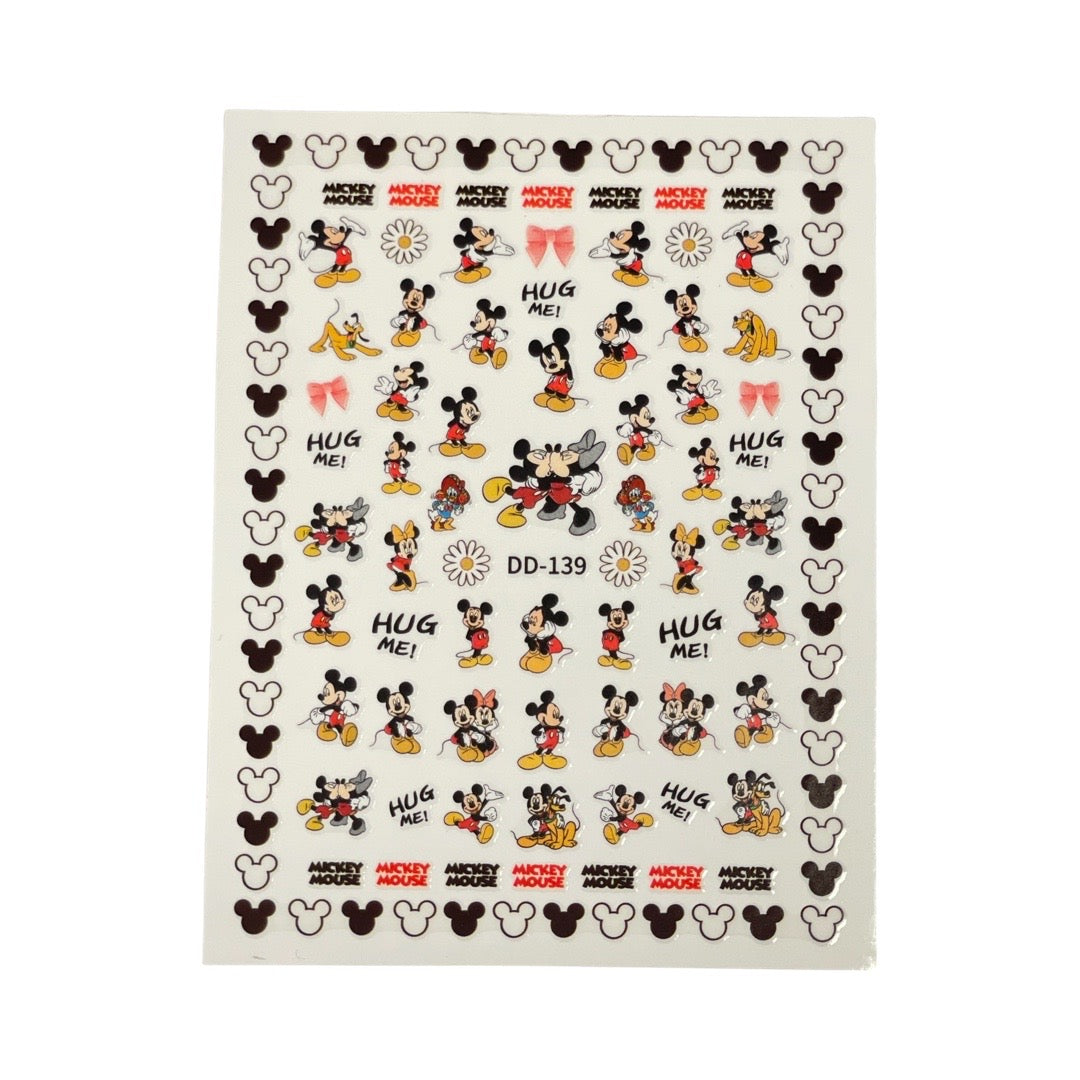 Mickey & Minnie Nail Sticker Decoration DD-139