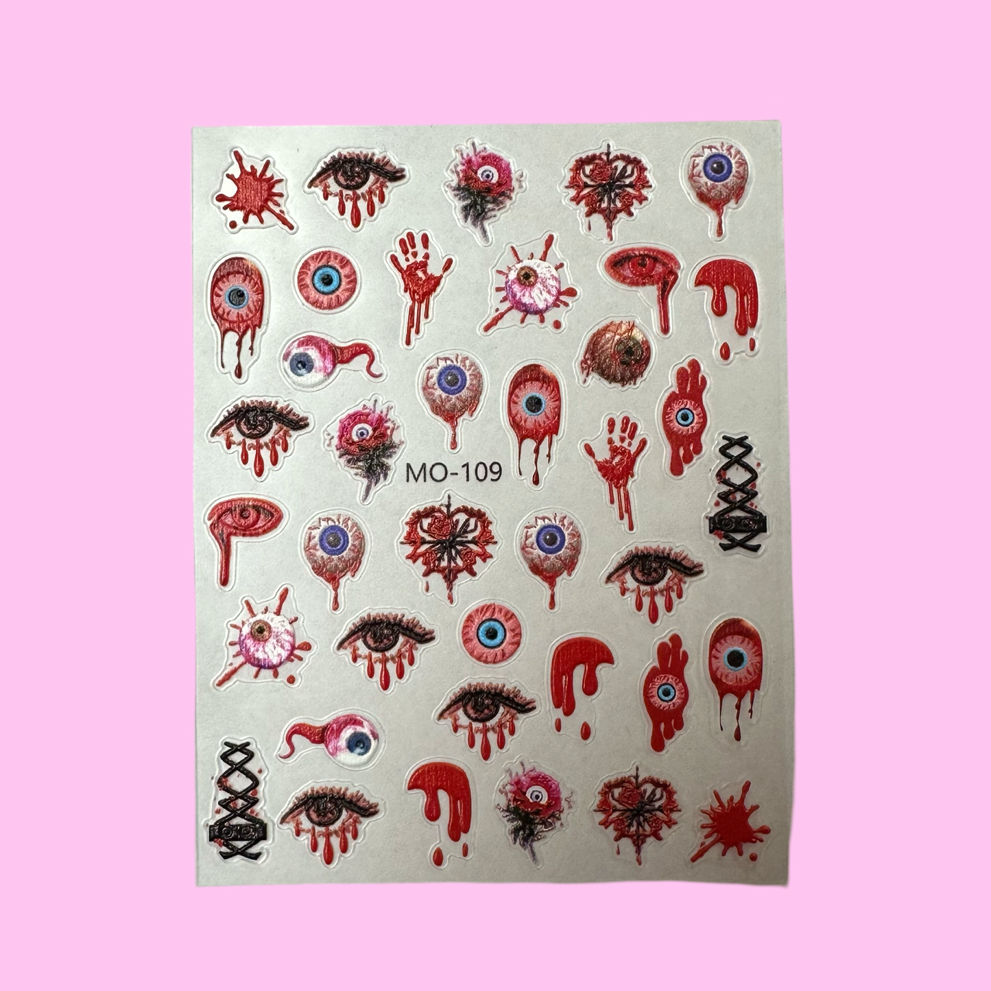 3D Halloween Sticker MO-109