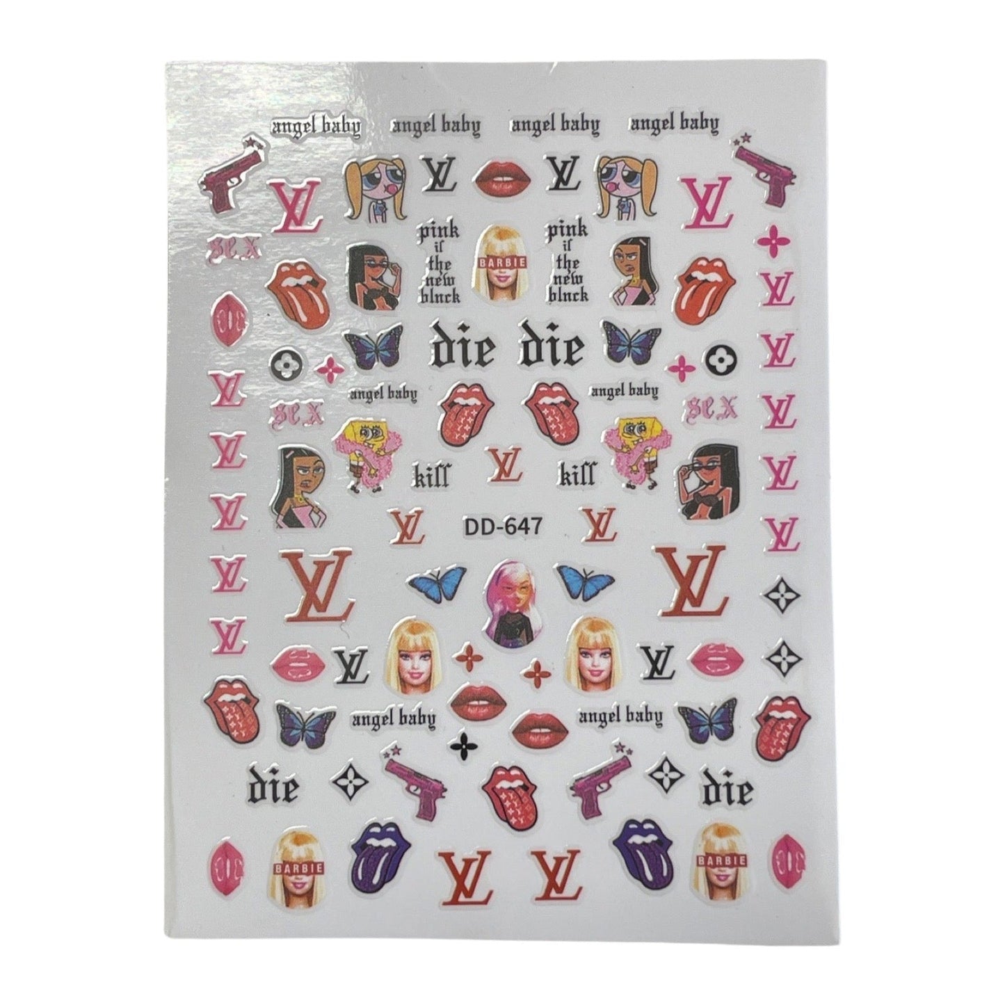 Nail Sticker Mix -DD-647