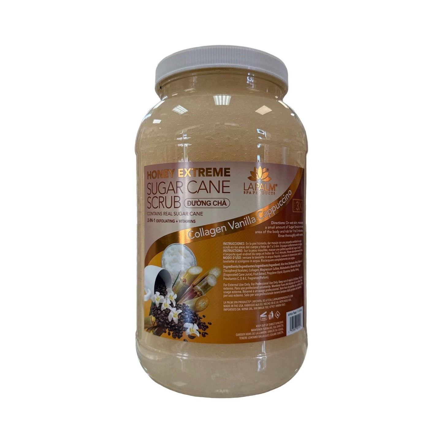 Sugar Scrub 128oz - Vanilla Cappuccino