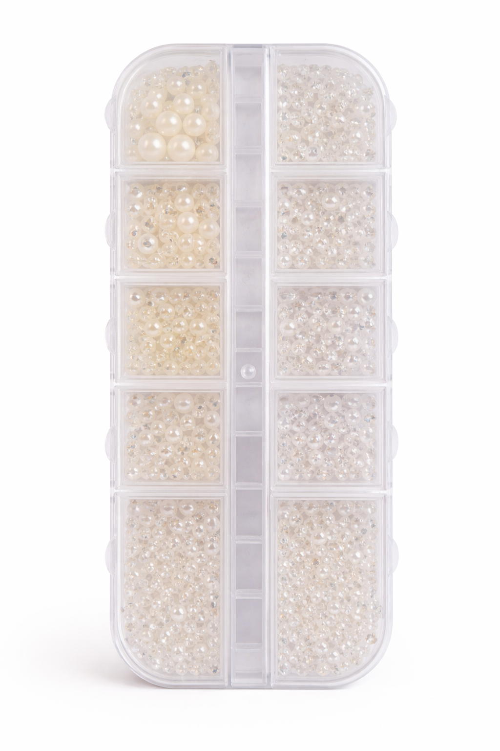 Queen - White & Milky Fluorescent Pearls - #14