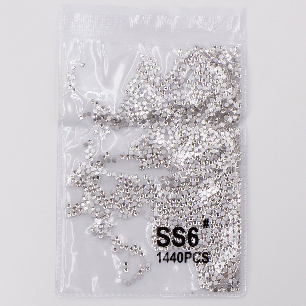 Silver Rhinestone 1440 Pcs (SS6)
