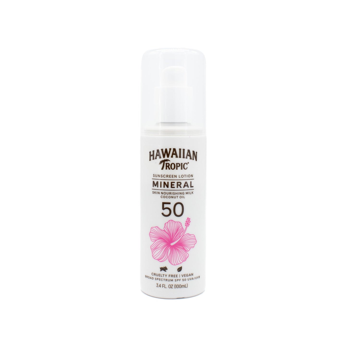 Hawaiian Tropic Mineral Sun Milk Body Lotion SPF50 3.4oz - New