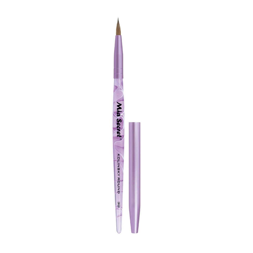 3D Kolinsky Nail Brush - Round***