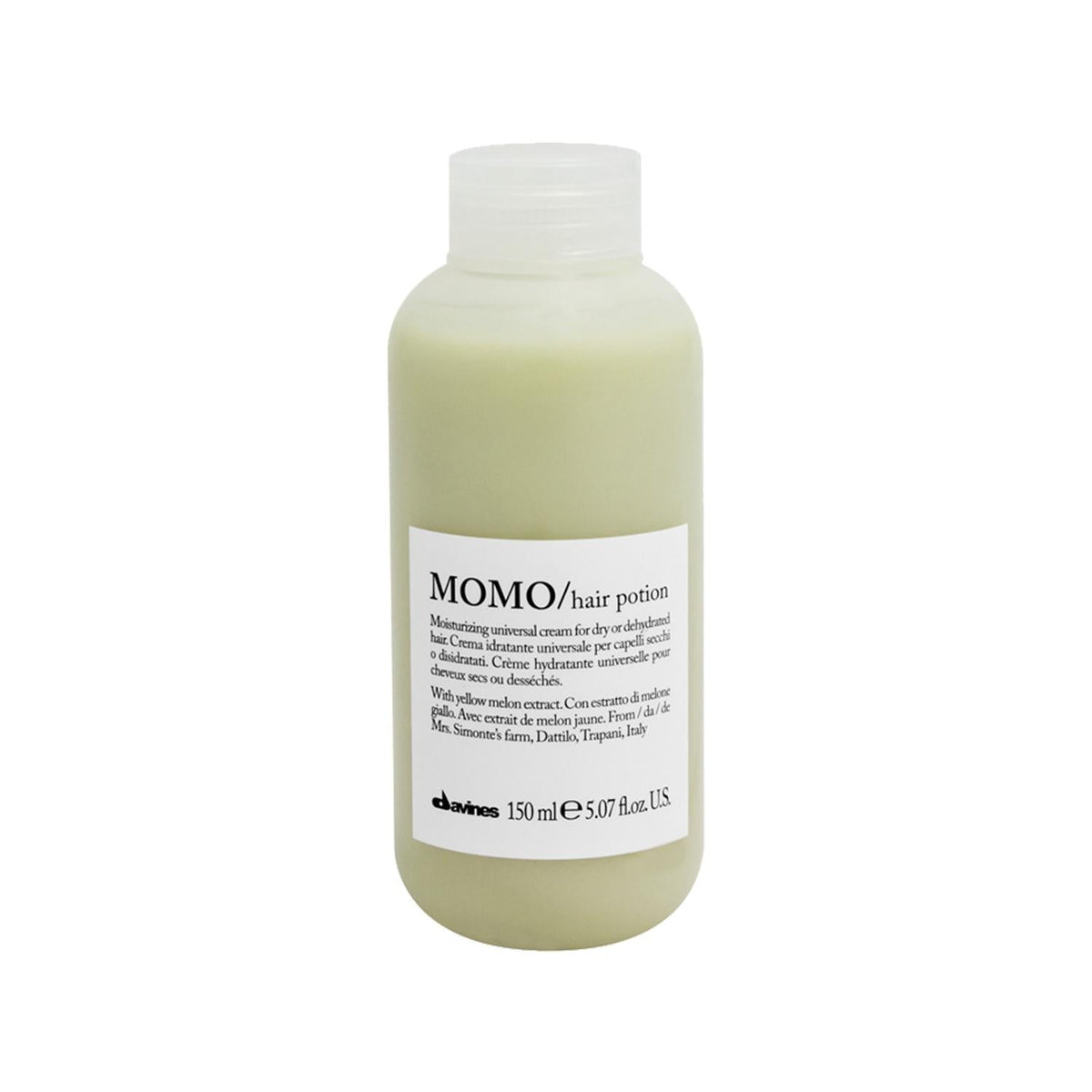 Davines Momo Hair Potion Leave-in Hair Cream - Moisturizing, Nourishing, 150ml