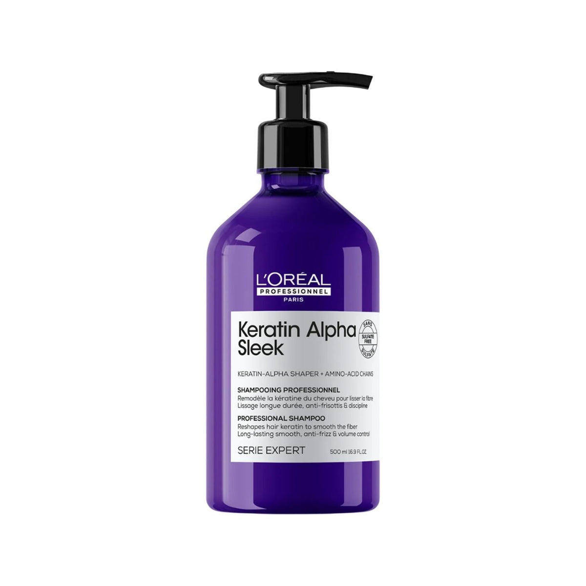 L'Oreal Professionnel Serie Expert Keratin Alpha Sleek Shampoo 500ml