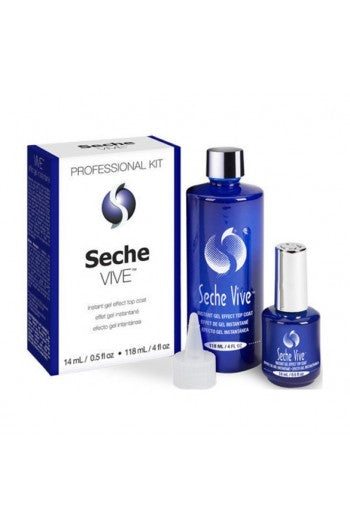 Seche - Vive - Instant Gel Effect Top Coat 4 oz + .5oz