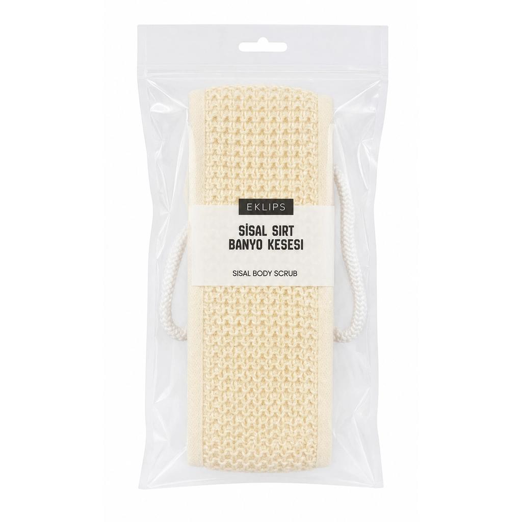 Eklips Sisal Back Scrubber for Deep Exfoliation 1 pc