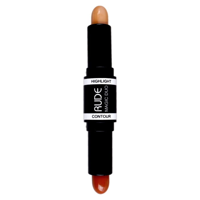 RUDE Magic Duo Highlight & Contour - Dark
