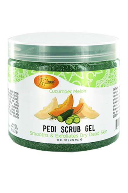 Spa Redi - Scrub Gel - Cucumber & Melon 16oz