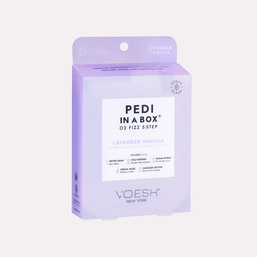 Pedi in a Box O2 Fizz 5 Step Lavender Vanilla