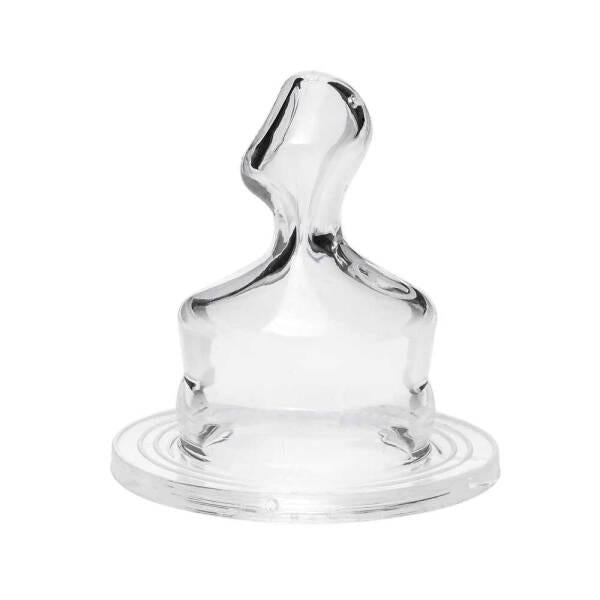 Bambino Silicone Baby Bottle Nipple for 6-18 Months Old Infants - Soft, Durable, and Comfortable Feeding Solution