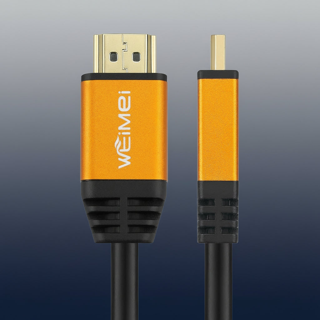 6 Feet 4K HDMI Cable 2.0 HDMI Cord Support 4K@60Hz UHD 2160P Ethernet 3D ARC with Gold-Plated Connector and Bare Copper Conductor