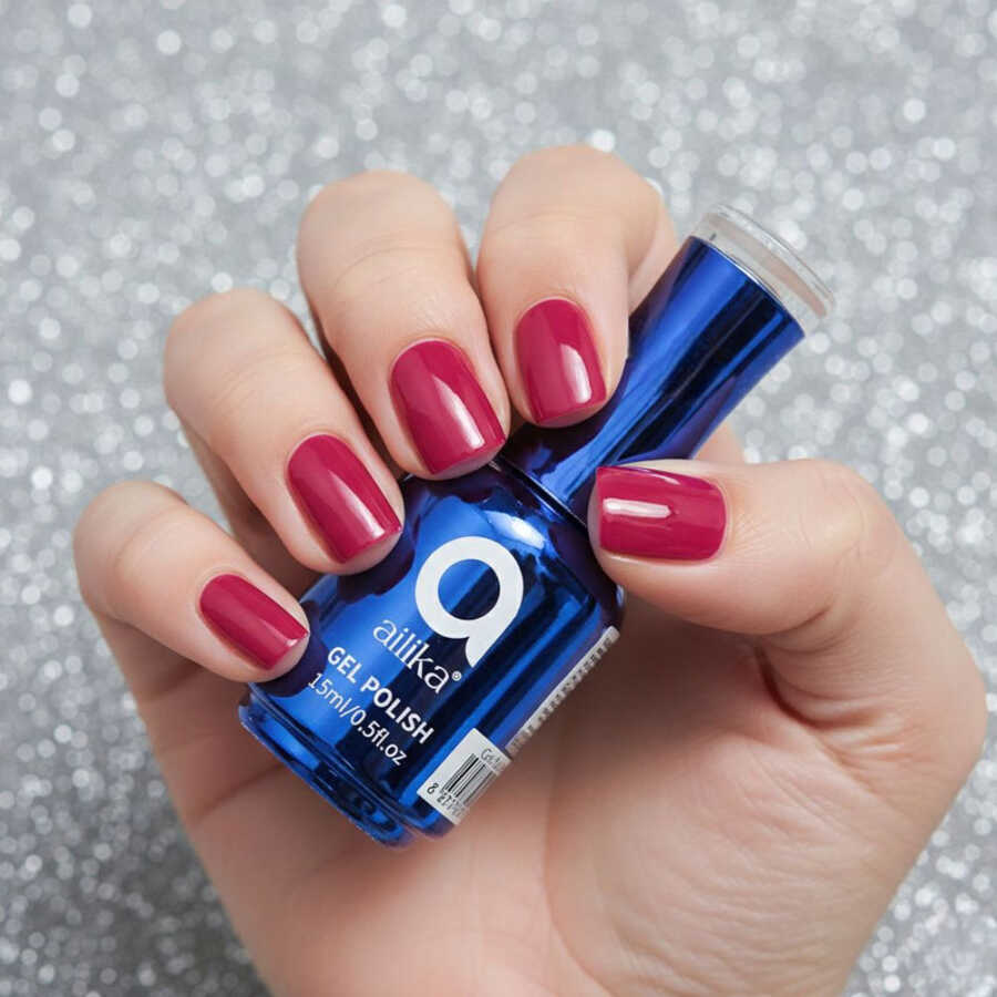Ailika 120 Gel Nail Polish Deep Sapphire Shine 15 ml