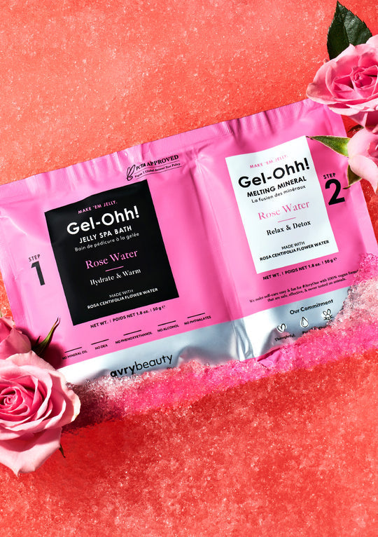 *Gel-Ohh! Jelly Spa Bath - Rose Water (CASE 30PC)